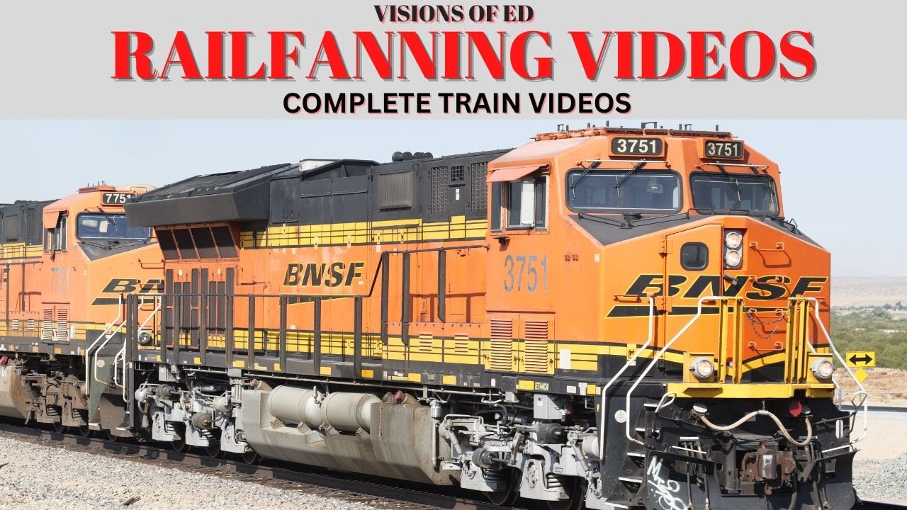BNSF & Union Pacific Freight Trains High Desert Railfanning Compilation