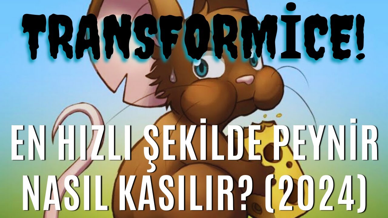 Transformice'de Hızlı Bir Şekilde Peynir Kasma Yöntemleri!(2024)