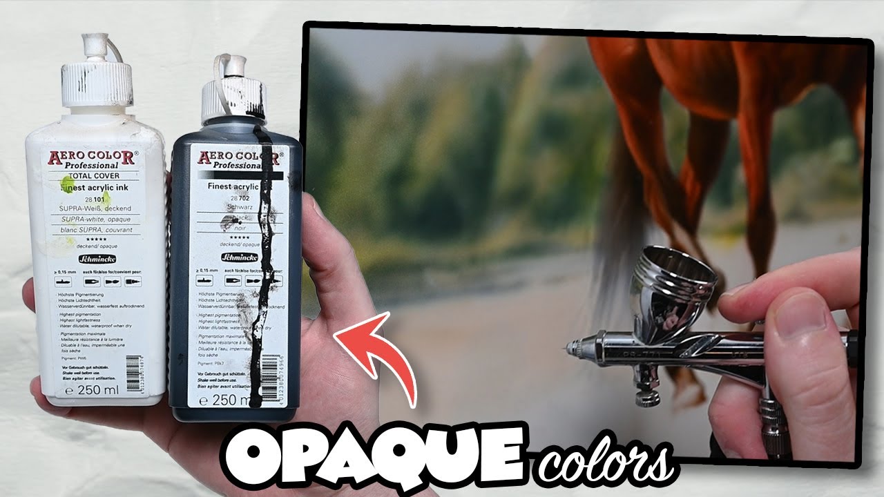 How I use OPAQUE COLORS in my paintings.