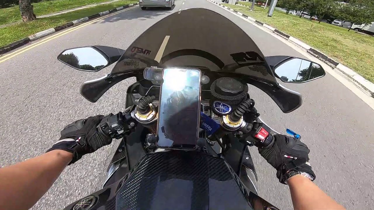 Yamaha YZF-R1M Ride with me | Wackijo Motovlog | Singapore