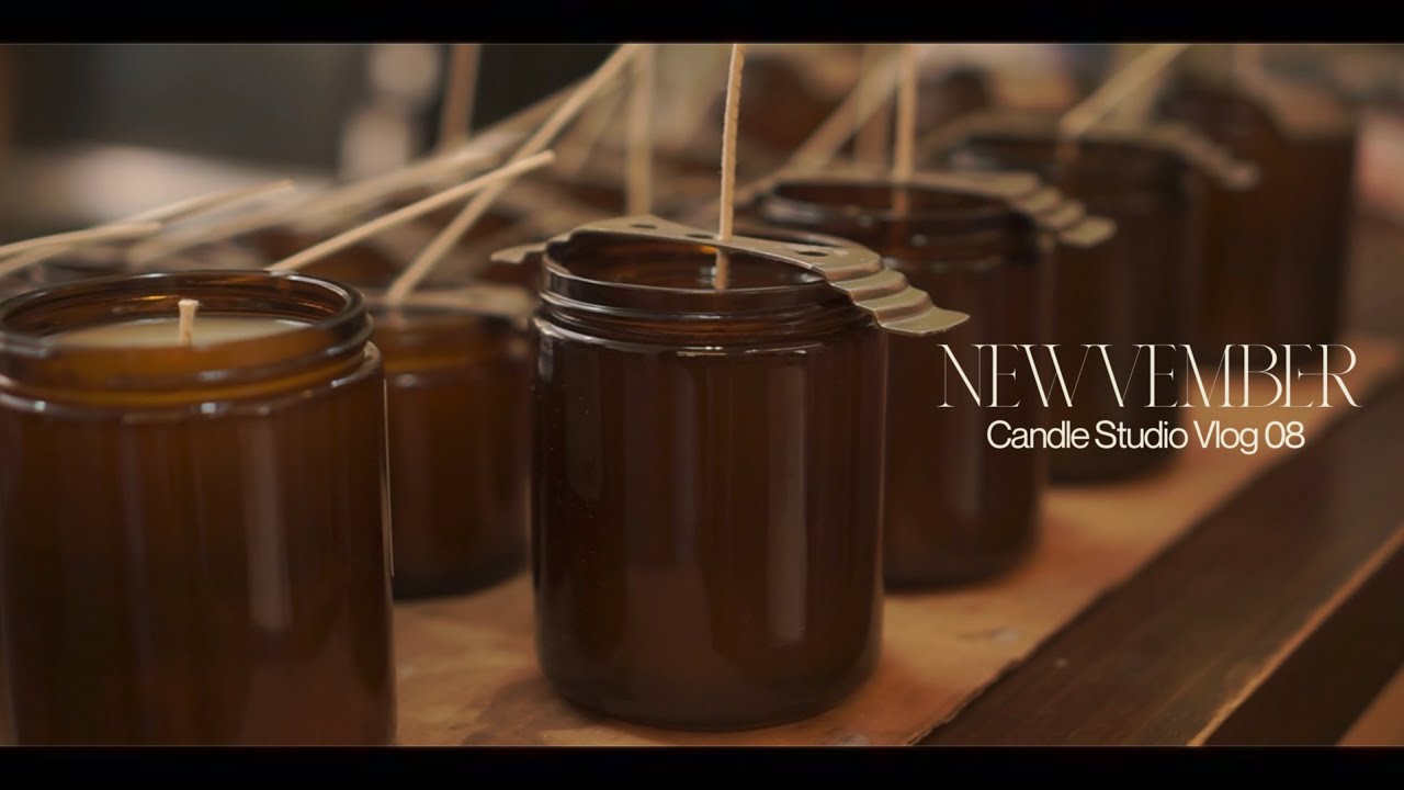 Foyer Candle Studio Vlog 08: running a small business, candlemaking, process, eco-friendly packaging