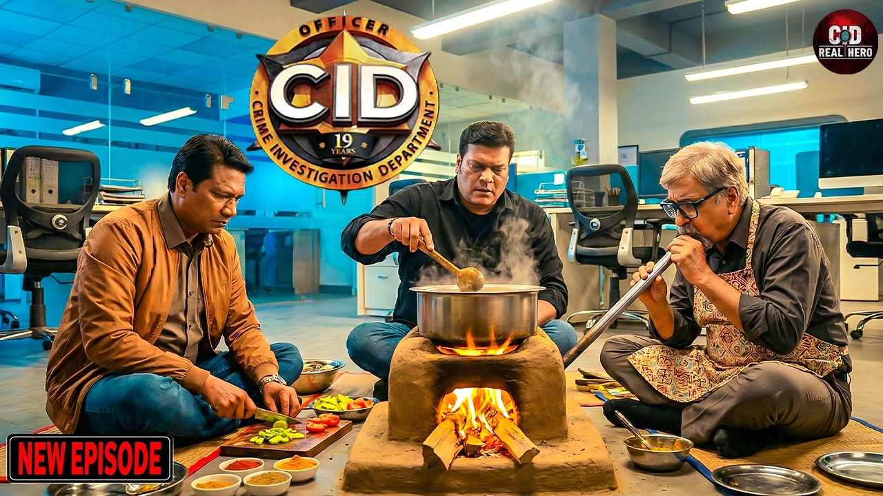 डॉ सालुंखे दया और अभिजीत ने ऑफिस में चूल्हे पर सब के लिया खाना बनाया | CID | सी.आई.डी. | Latest Ep