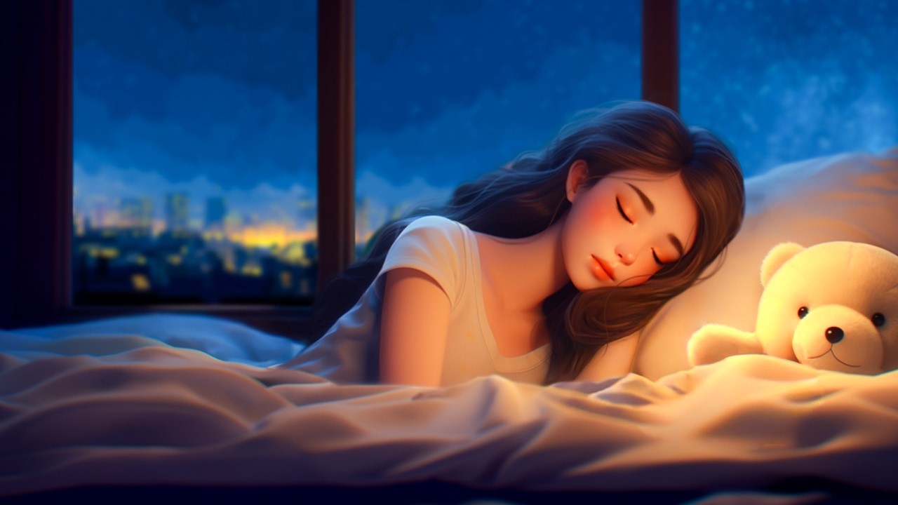 FALL INTO SLEEP INSTANTLY 🌙 Calm Piano + On Rainy Days 🌙 3hours | INSOMNIA RELIEF
