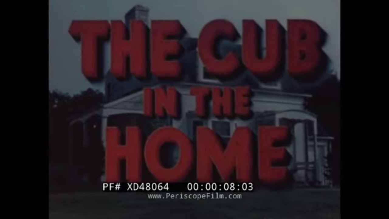 1944  “THE CUB IN THE HOME” BOY SCOUTS & CUB SCOUTS RECRUITMENT FILM XD48064