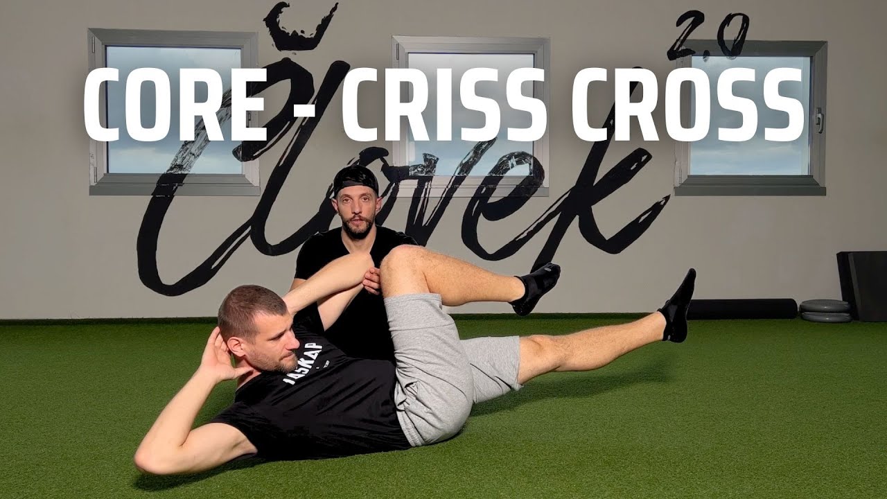 CORE - Criss cross - technika cvičení