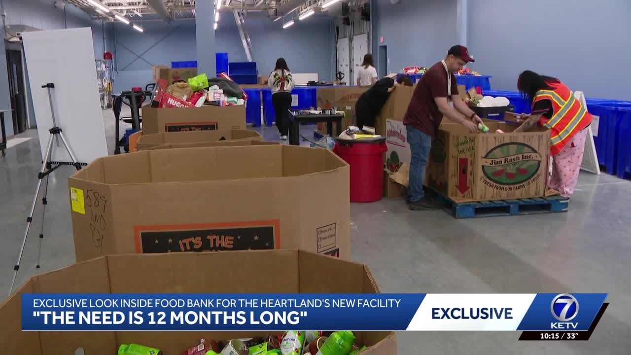 Food Bank for the Heartland shares exclusive look inside new warehouse