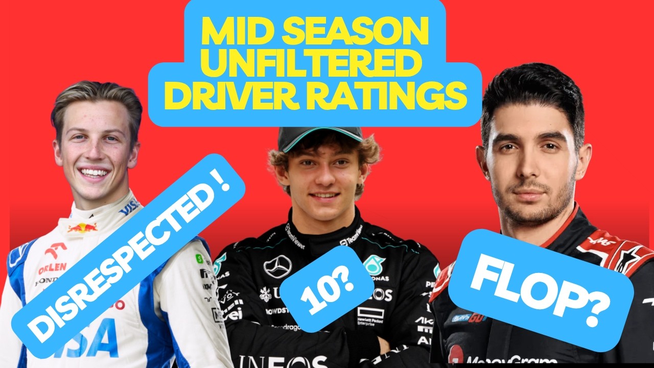 MID SEASON DRIVER RATINGS - LIAM LAWSON WORLD CLASS #formula1 #f1
