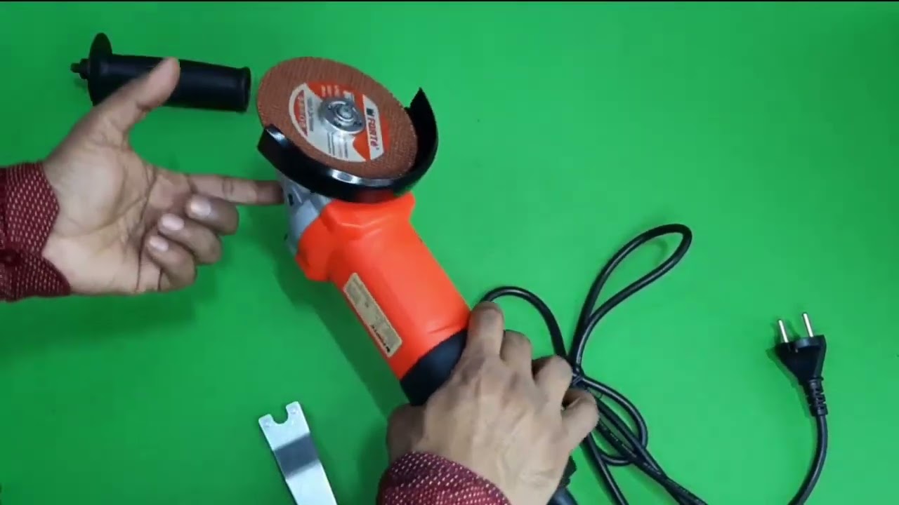 FORTé Angle Grinder 1100W-VS | Variable Speed Grinder I Metal Grinding, Cutting, Profiling