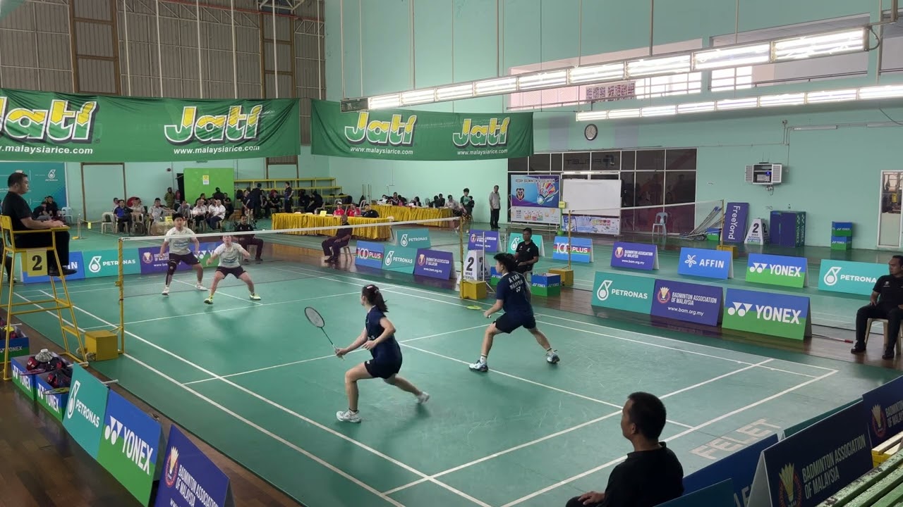 FINAL BADMINTON PETRONAS U18 06082023 XD -KANG KHAI XING/CLARISSA SAN vs AARON TAI/CHAN WEI TSE- 1&2