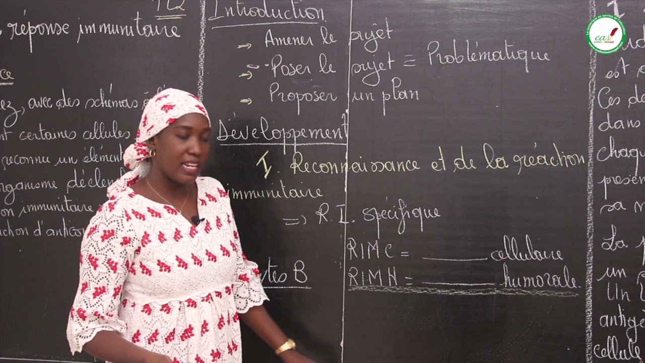 Exercices - Terminale L - SVT : La réponse immunitaire / Mme cissé
