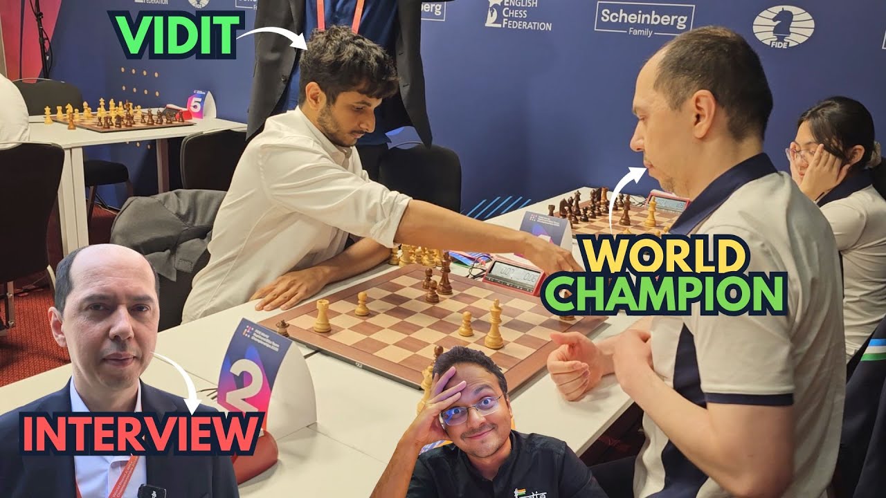 Vidit Gujrathi takes on former World Champion + Rustam Kasimdzhanov interview
