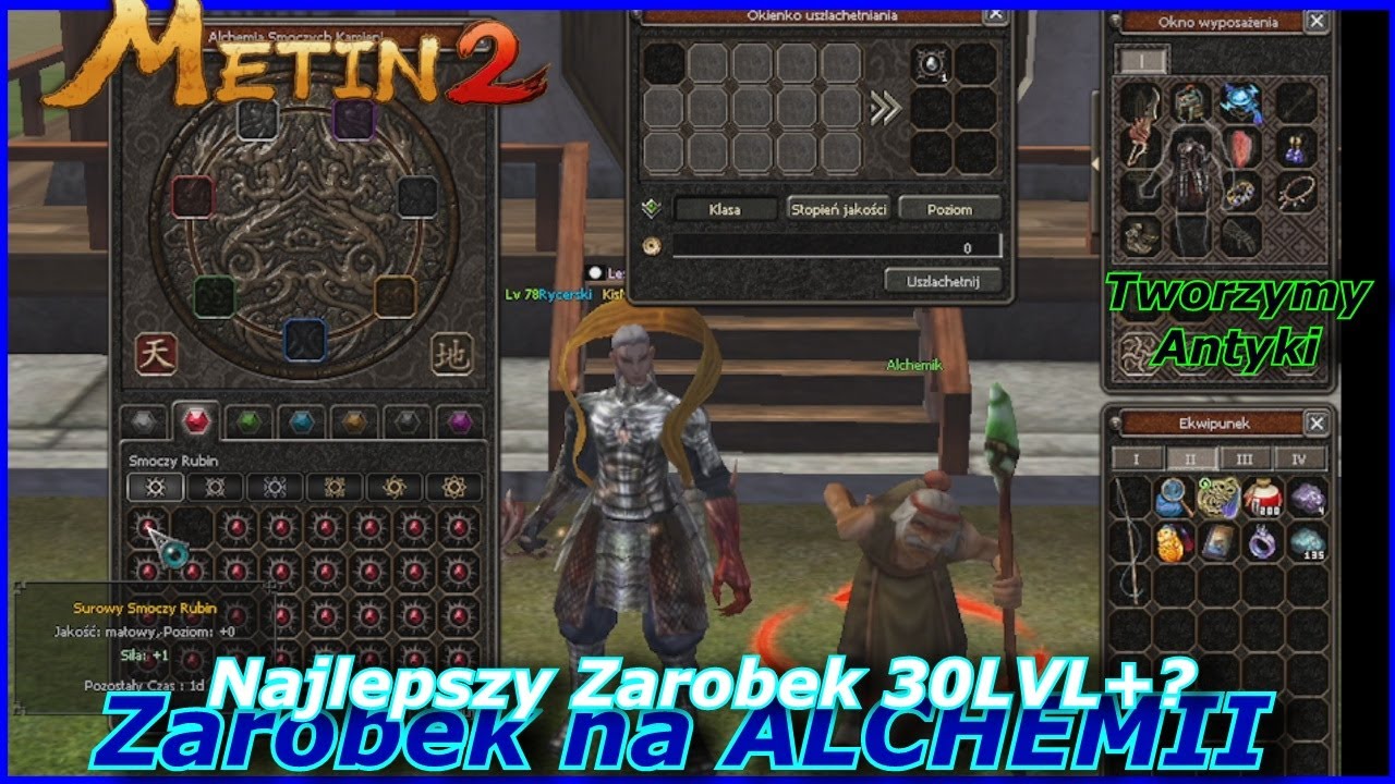 [NAJLEPSZY ZAROBEK DLA KAŻDEGO] TYLE ANTYCZNEJ ALCHEMII TO JESZCZE NIE WIDZIAŁEM - METIN2