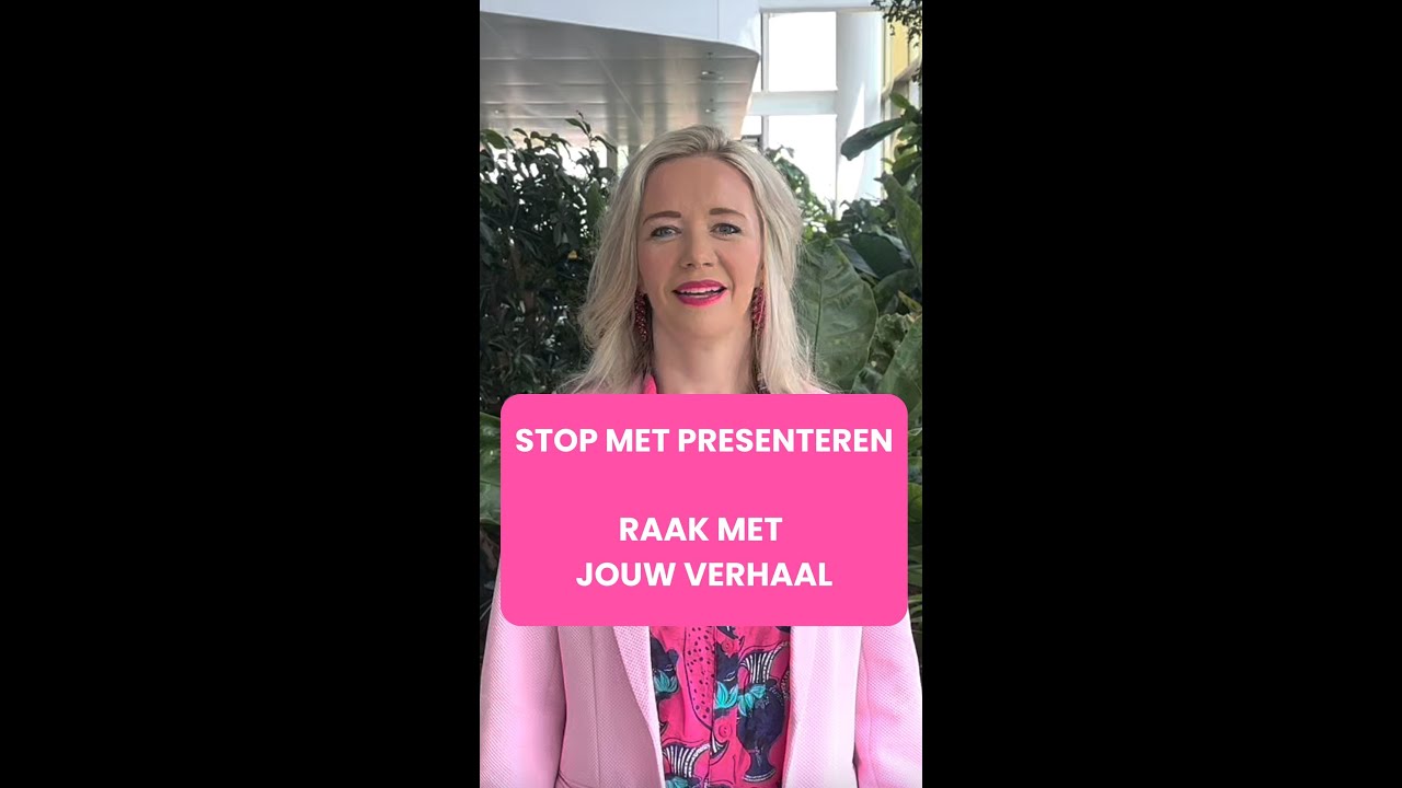 STOP met presenteren, raak met een verhaal.