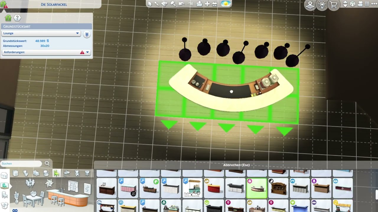 Speedbuild Teil 2 von Umbau Solarfakel Lounge in die Sims 4