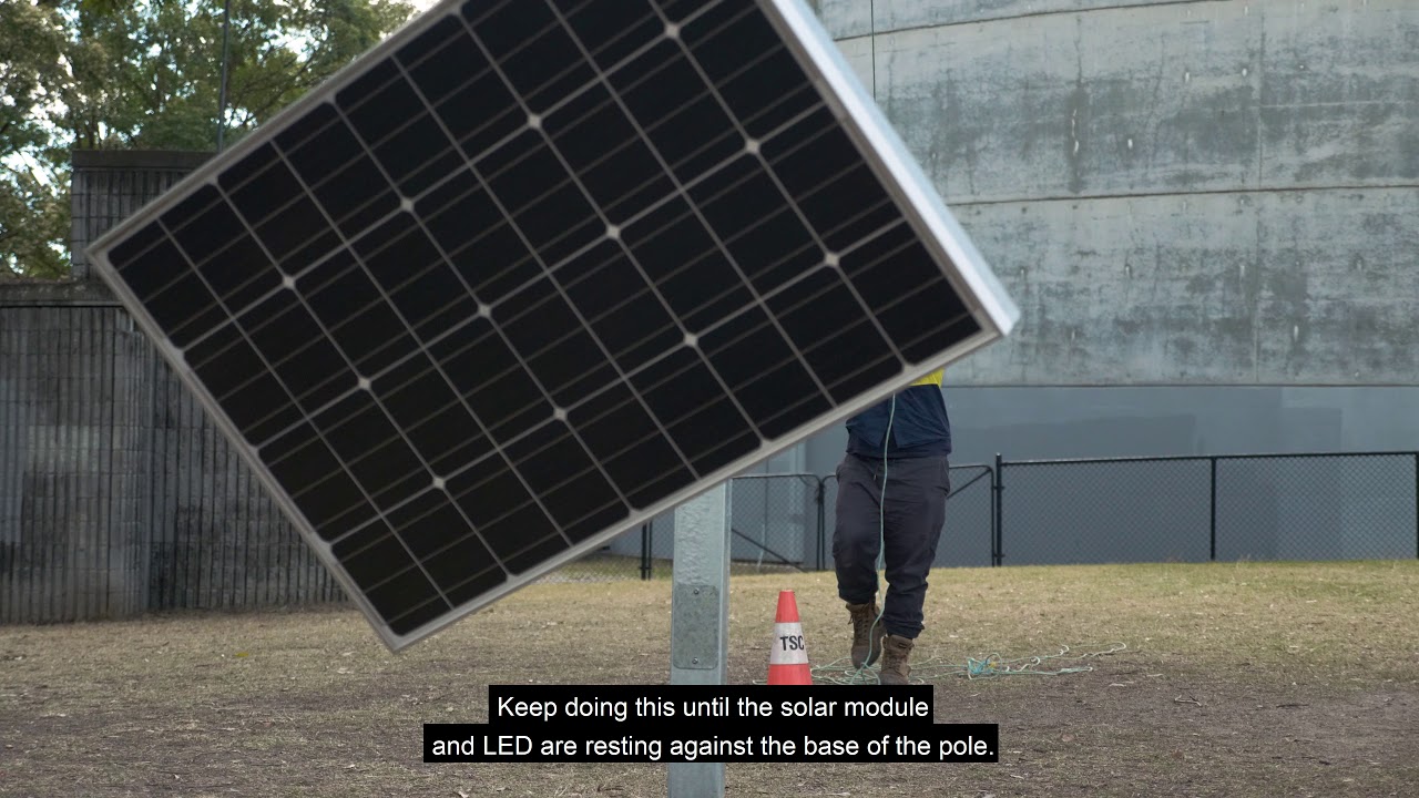 Greenplate Street Light Lowering of Pole