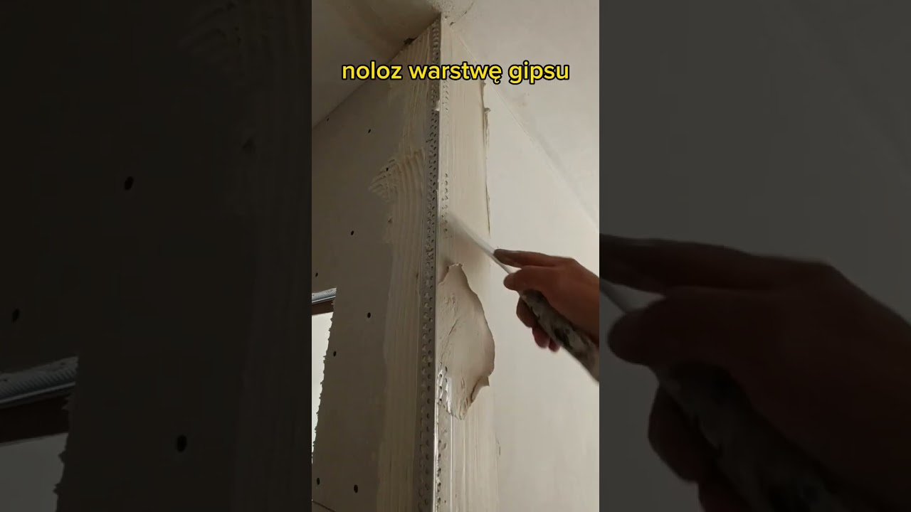 jak szpachlować płyty g-k 💥 jak osadzić narożnik 💥szpachlowanie z fizeliną 👍