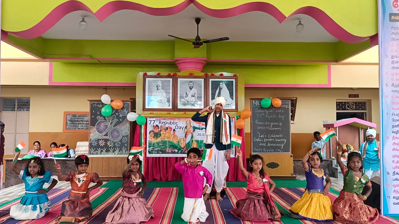 🇮🇳 77th Republic Day Celebration 2026 | Dance, Drama & Speech | SRV Matric School Nattarampalli