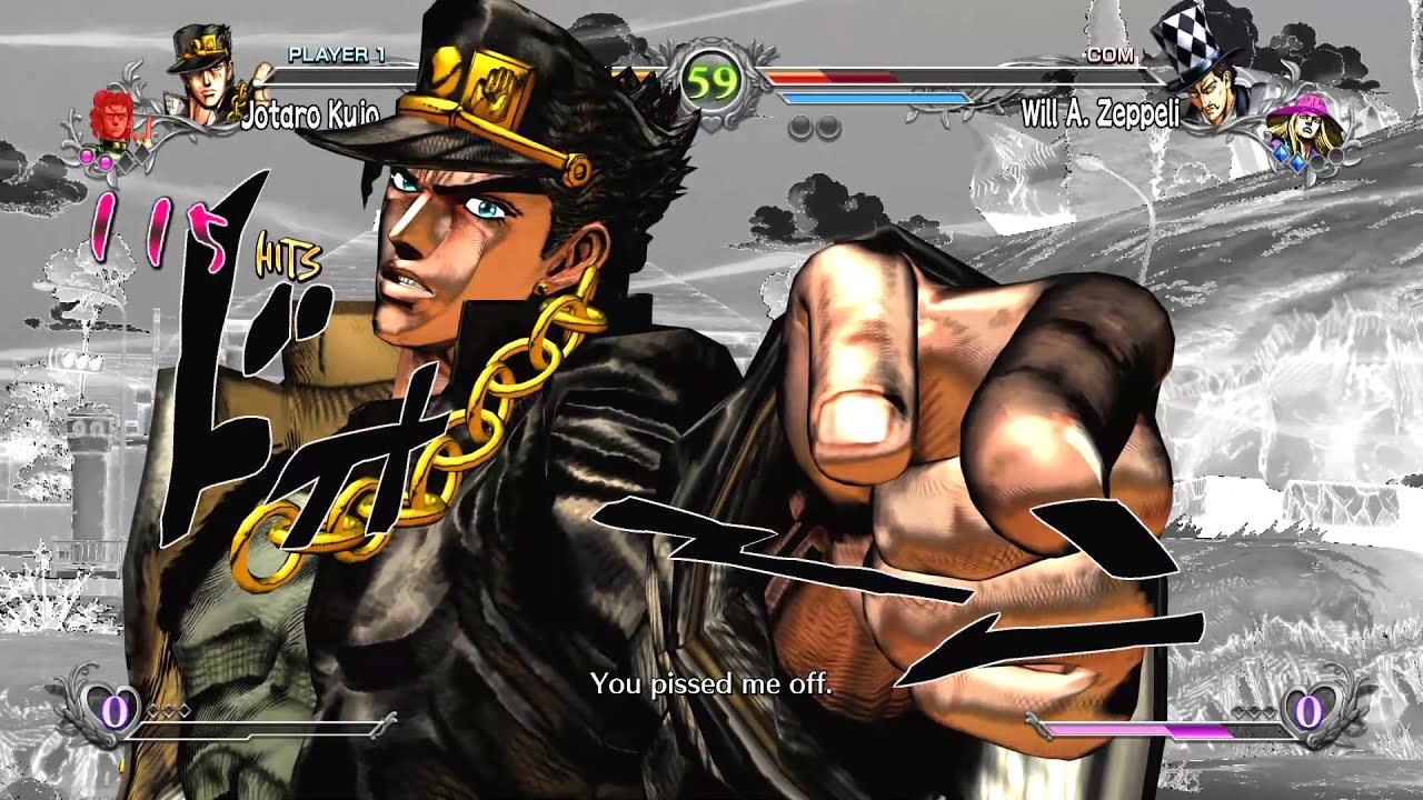 Jojo's Bizarre Adventure: All Star Battle R - Jotaro Arcade Mode - PC Gameplay (No commentary)