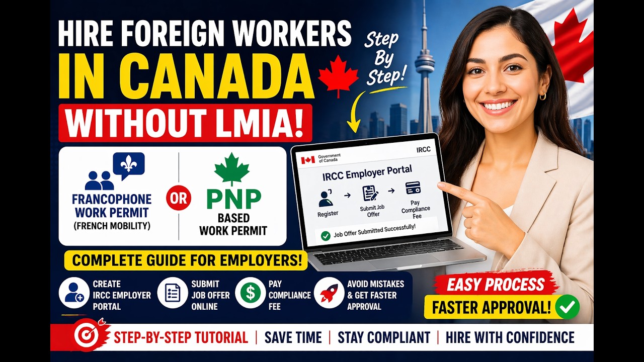 How to Create IRCC Employer Portal + Job Offer (LMIA-Exempt Work Permit Step-by-Step)