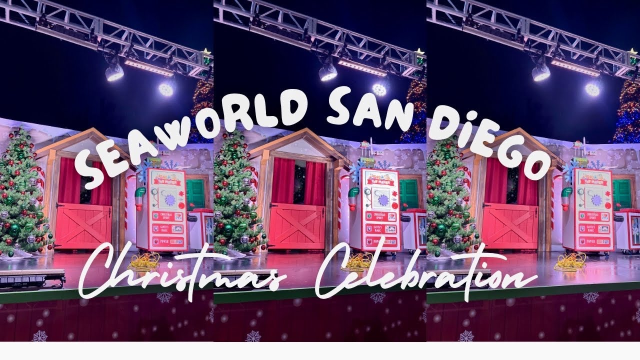 ДЕНЬ ОТКРЫТИЯ РОЖДЕСТВЕНСКОГО ПРАЗДНИКА В SEAWORLD SAN DIEGO 2025 🎄🎅🧑‍🎄