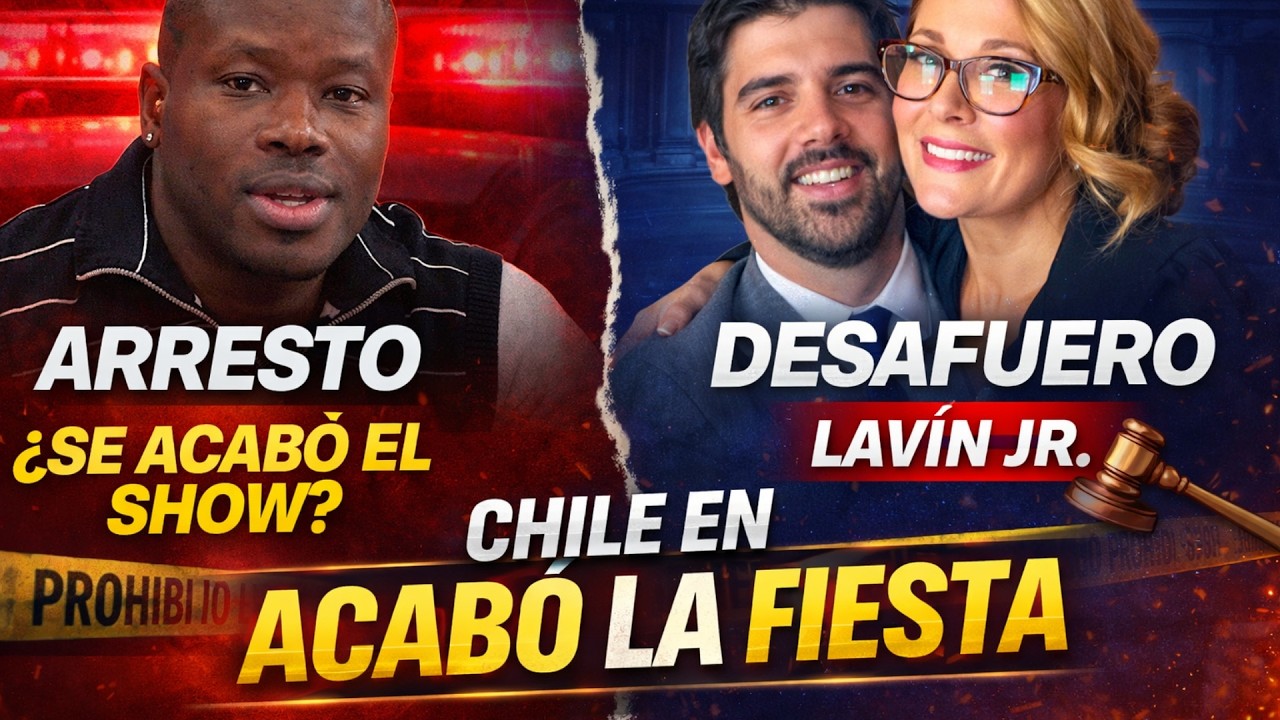 VEMOS CHISMES CHILENOS, EL GIVENS ARRESTADO Y LAVÍN JR. DESAFORADO