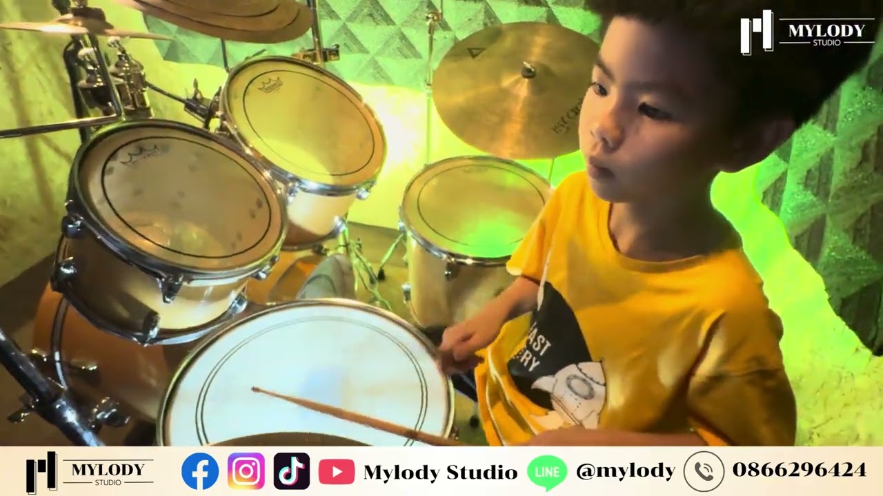 Dancing in the moonlight Drum Cover by ข้าวตัง