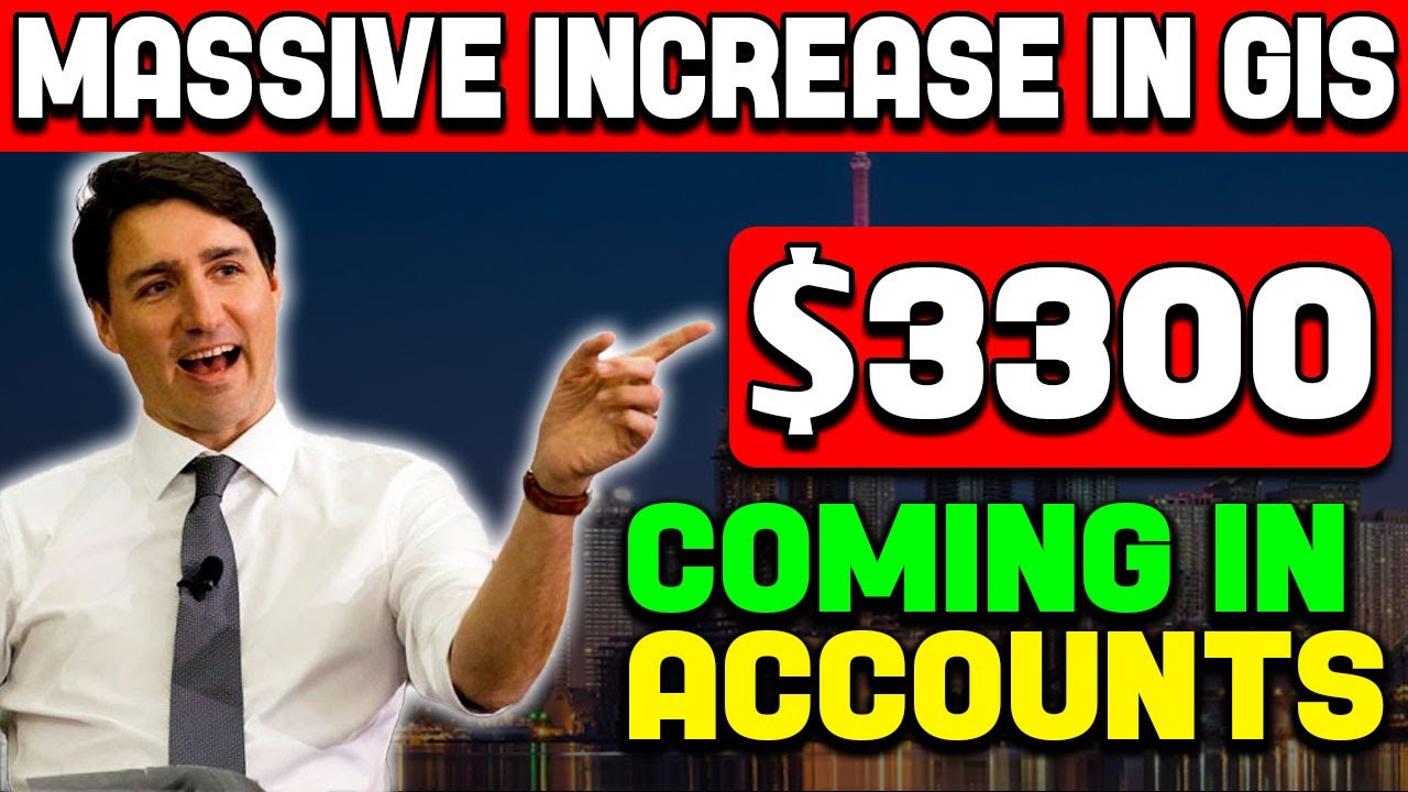 Massive Increase in GIS: $3300 directly into bank accounts | This Wednesday | For Canadian Retirees