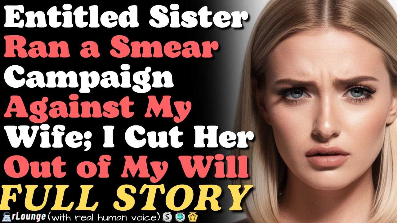 AITA for removing my sister from my will after she spread malicious rumors about my wife