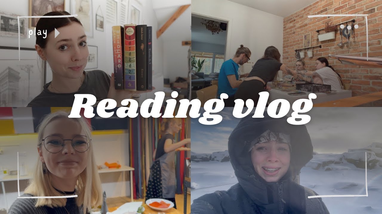 Islandia, Halloween, nowy Jakub Jarno i gry planszowe || READING VLOG ⭐️