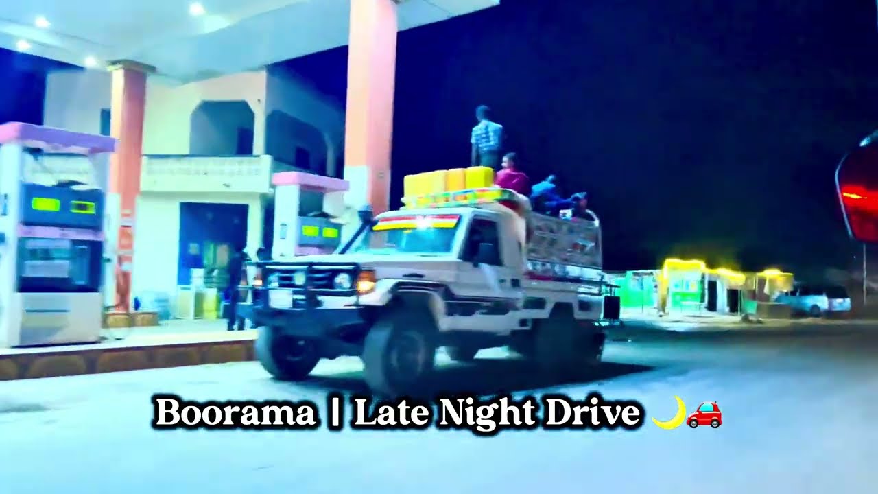 Exploring Borama Streets at 2:00 AM (4K Ultra HD) ✨📍