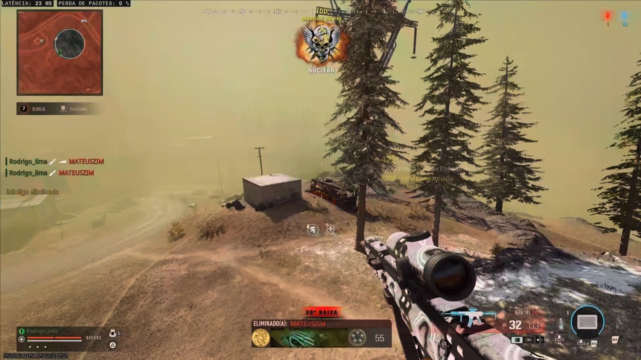 Warzone: últimos dias do Black ops 6, vitória solo, 30 kills com a kilo 141 meta absoluto 