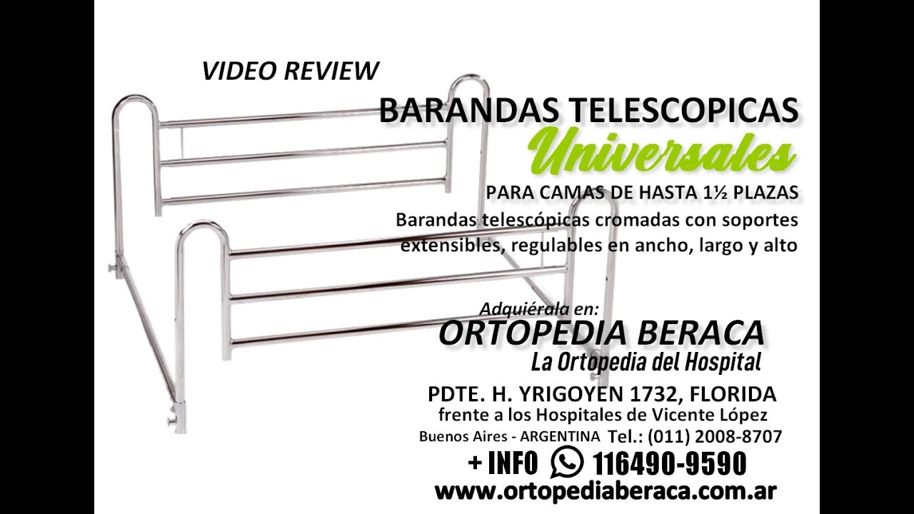 Barandas Telescopicas para Cama | Care Quip I104