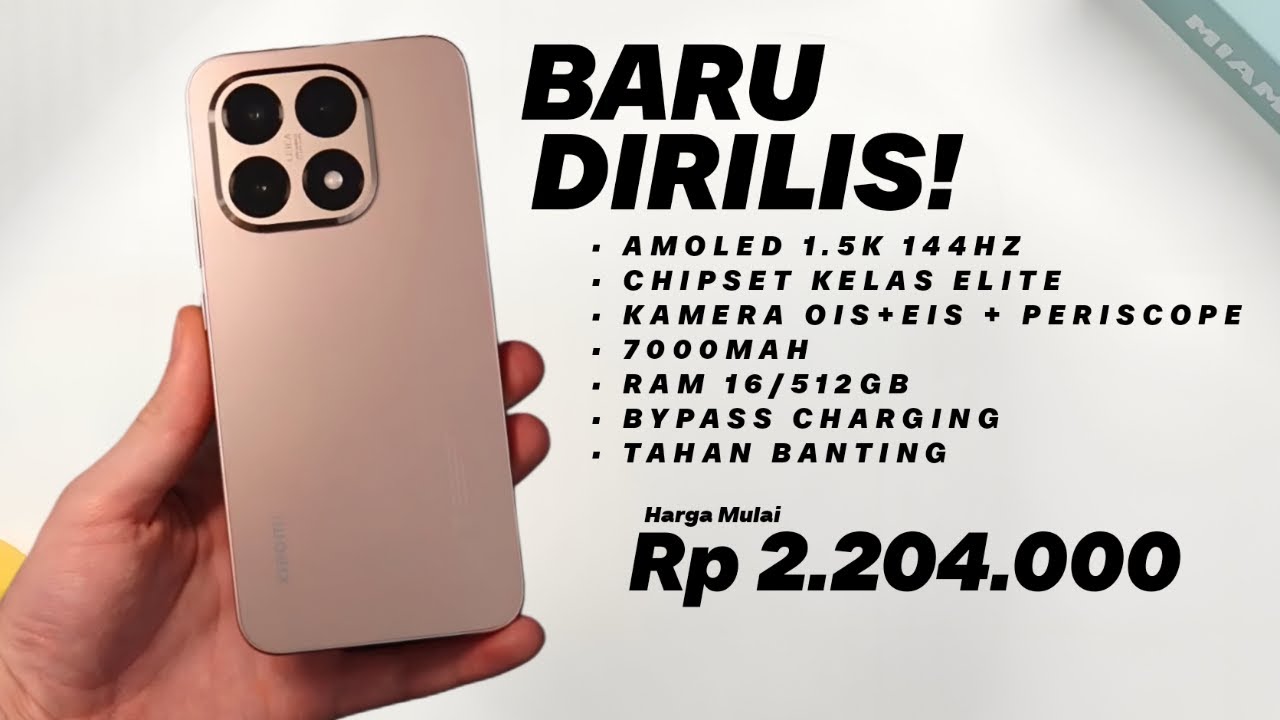 BARU SAJA LAUNCHING, RAM 16/512GB, 7000MAH - HP XIAOMI TERBARU FEBRUARI 2026