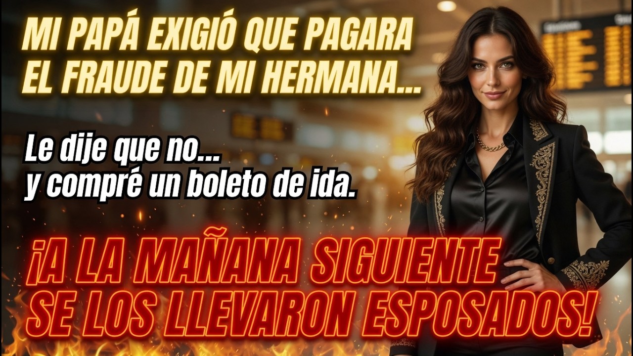 Mi Papá Exigió Que Pagara El Fraude De Mi Hermana, Le Dije Que No Y Compré Un Boleto De Ida...