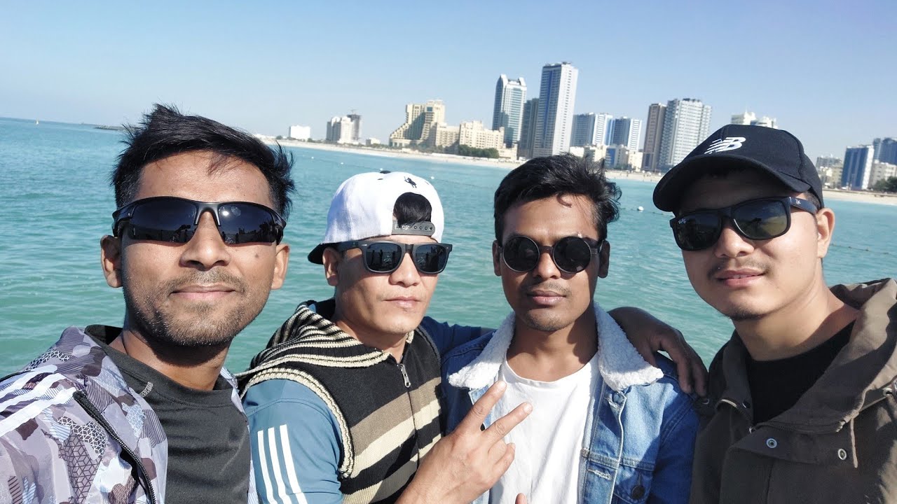 Uae Ajman Beach vlog / Nepal to Dubai 🇦🇪🇳🇵