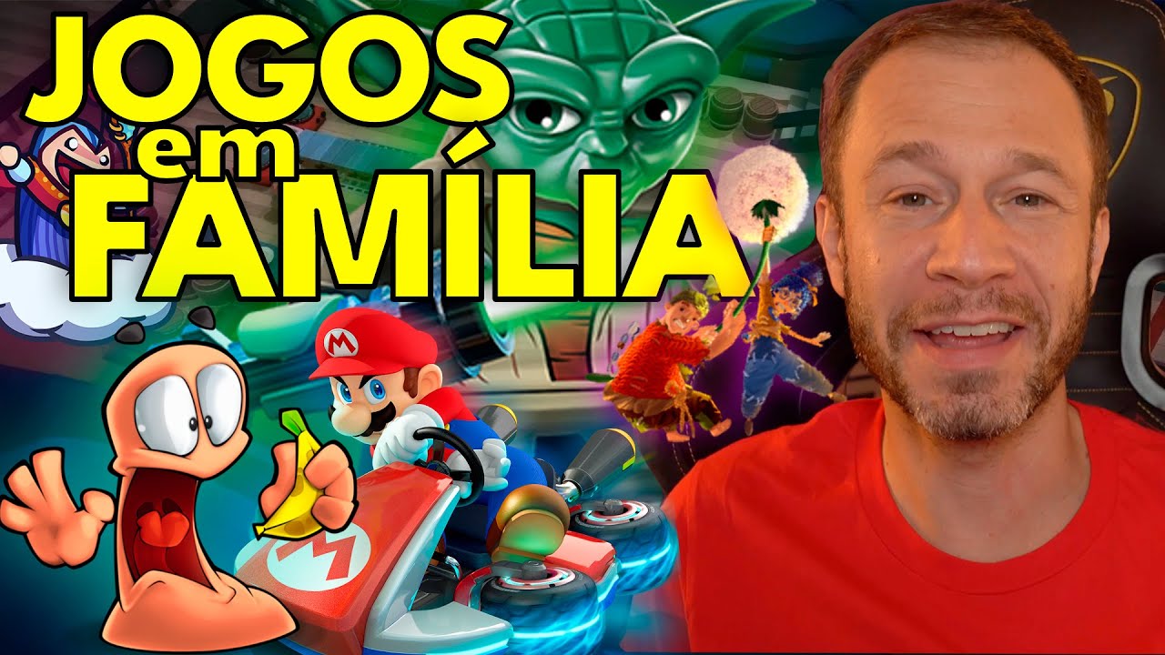DICAS de games PARA JOGAR COM A FAM&Iacute;LIA E AMIGOS!