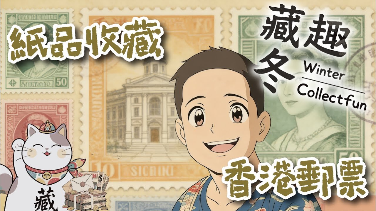 Ep45 | 收藏系列 香港郵票｜普通 + 紀念郵票分類 + 新舊票挑選｜歷史入門收藏攻略｜廣東話｜【藏趣冬 Winter Collectfun】# 收藏 