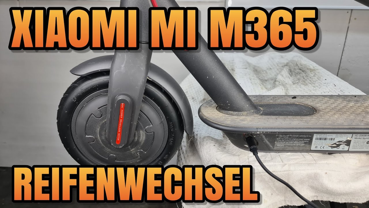 Xiaomi Mi M365 Reifen wechseln vorne Reparatur E-Scooter