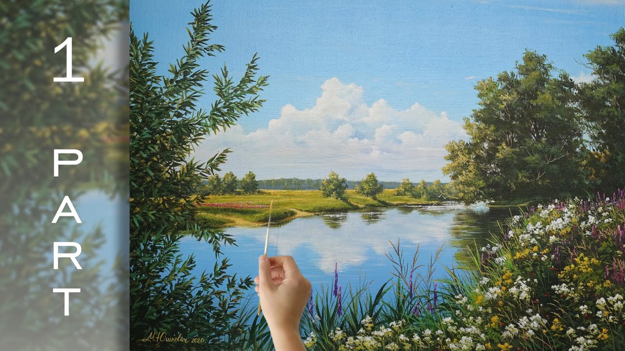 Acrylic painting techniques PART 1 | Мастер-класс по акриловой живописи  1 Часть