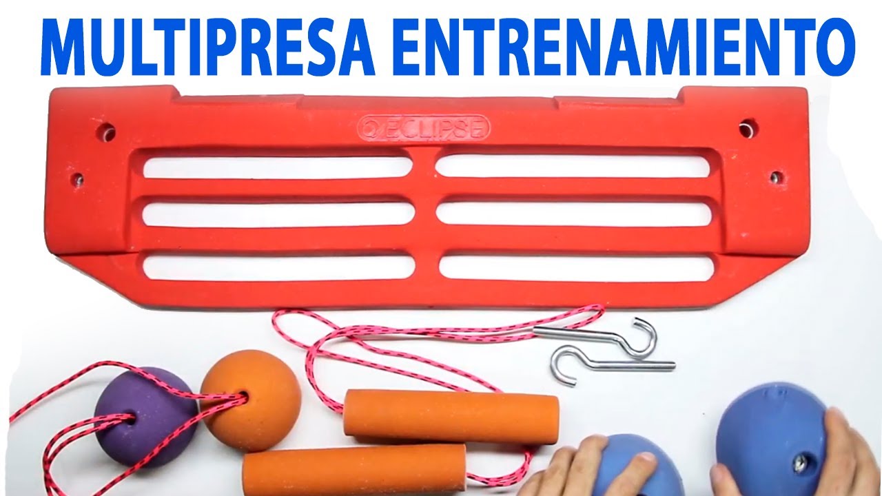Multipresa de escalada para entrenamiento. Multiholds set for climbing training. Eclipse