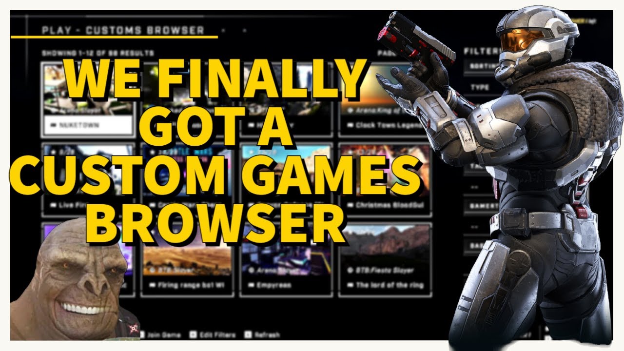 How To Use CUSTOM GAMES BROWSER In Halo Infinite | December Update