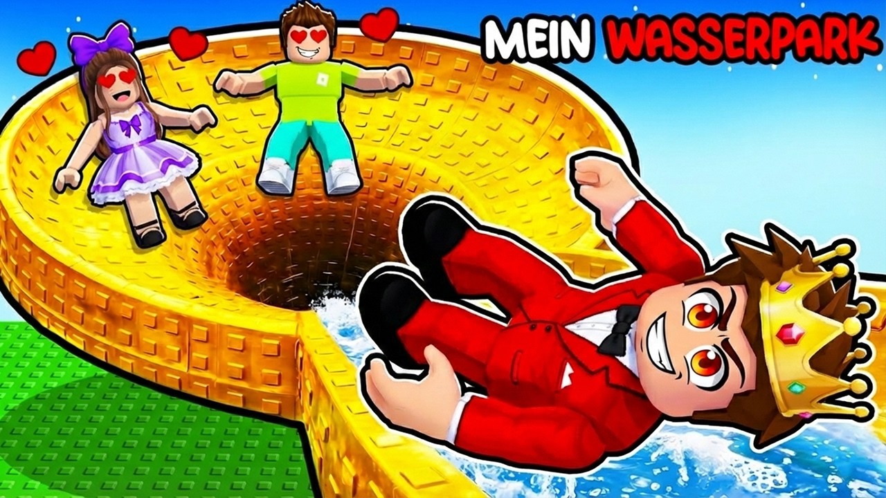 Ich baue den BESTEN WASSERPARK um MÄDCHEN zu RIZZEN in Roblox!