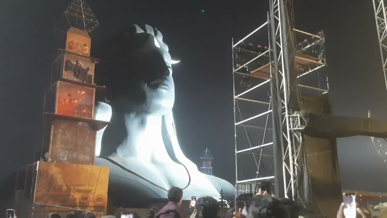 Adiyogi Isha view Arrangements  on 14th night Mahashivaratri 