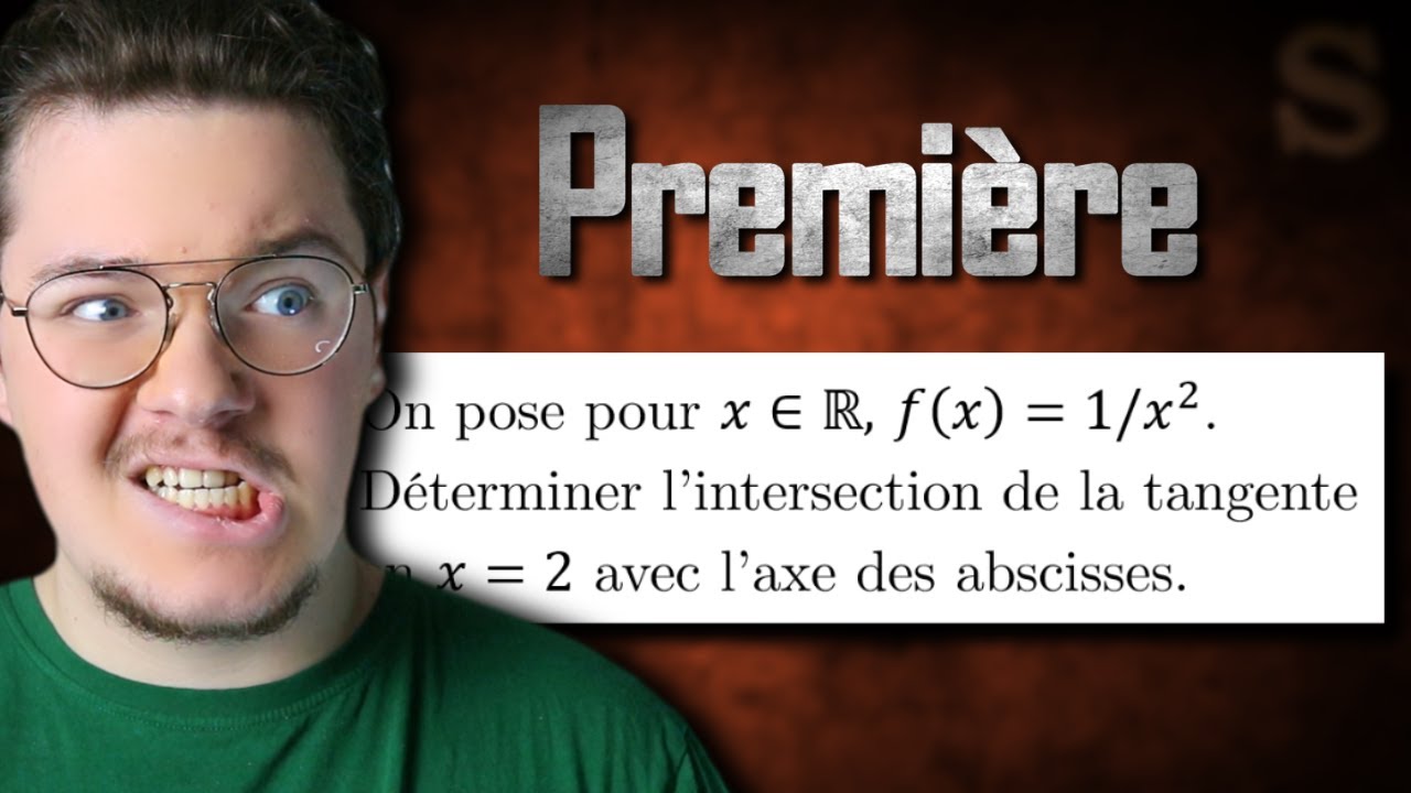 Tangentes, dérivées, équations de droites, fonctions