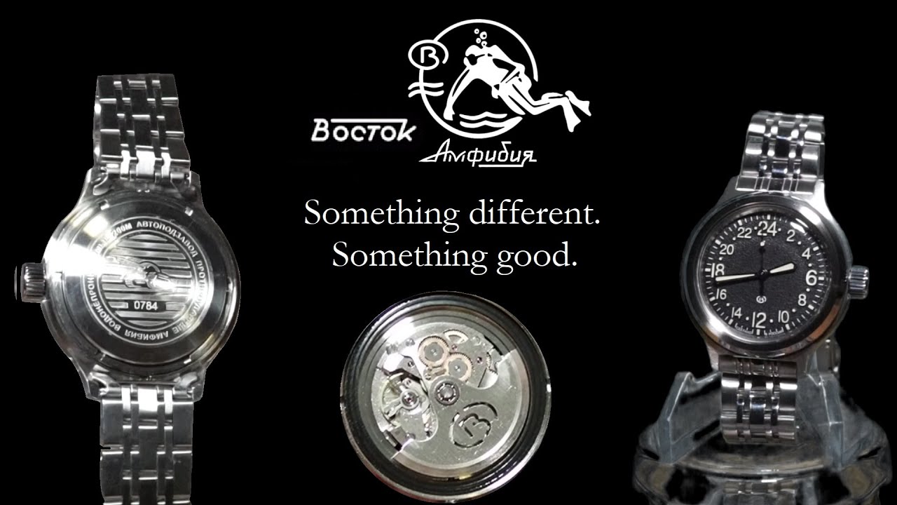 Vostok Amphibia 720889 24 Hour Automatic Military Tank Watch Review