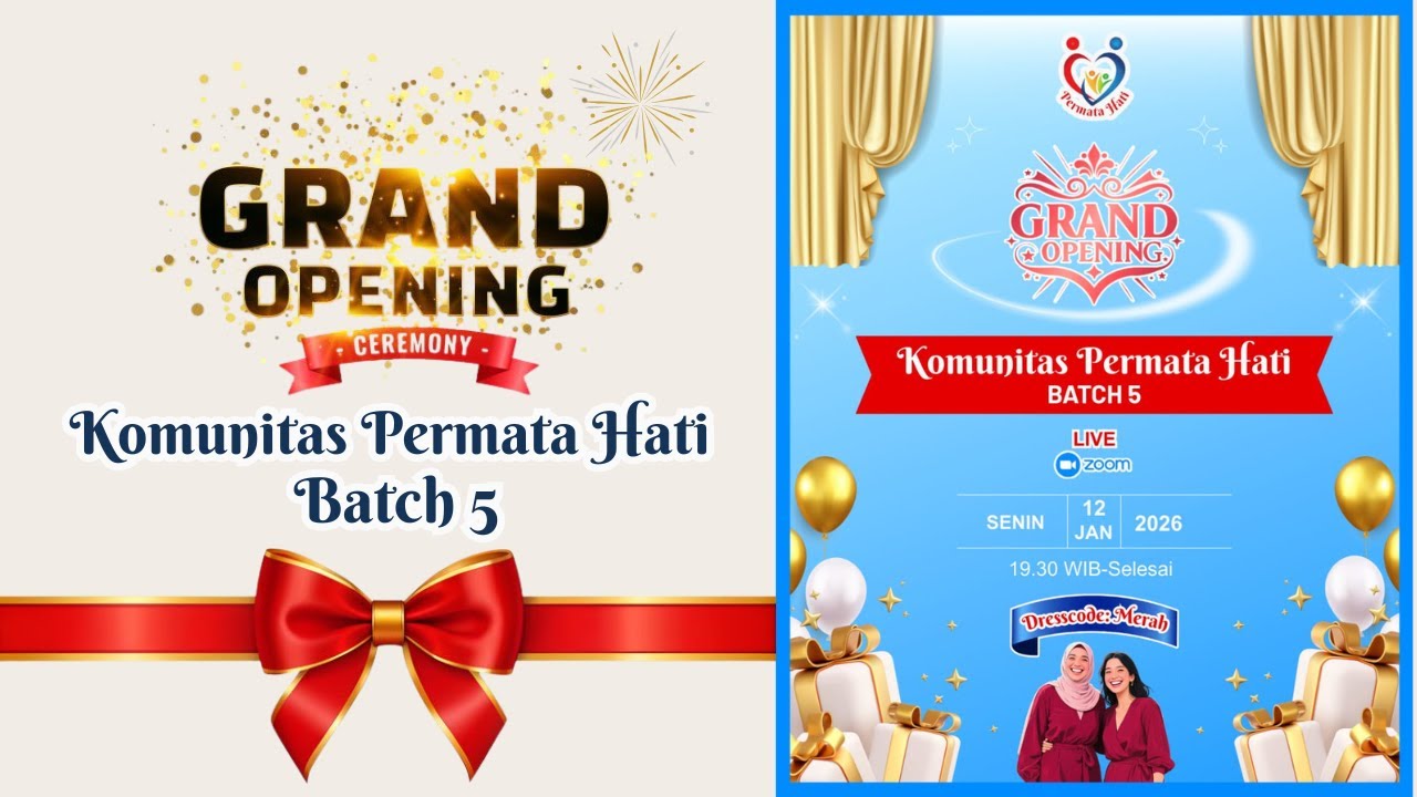 Grand Opening Batch 5 #perempuanindonesia #perempuanhebat #perempuanberdaya