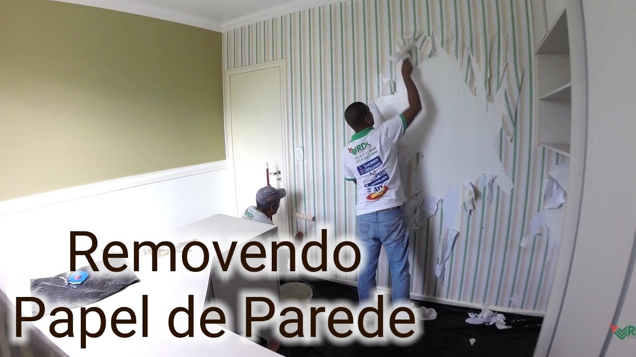 Como retirar Papel de Parede Fácil/rdkpinturas
