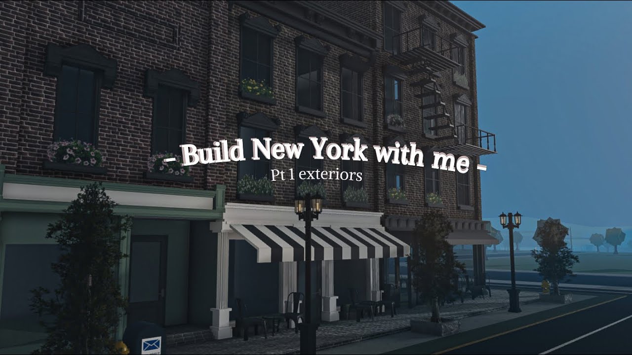 ♡ NEW YORK speedbuild part 1 ♡ | 250k | roblox bloxburg |