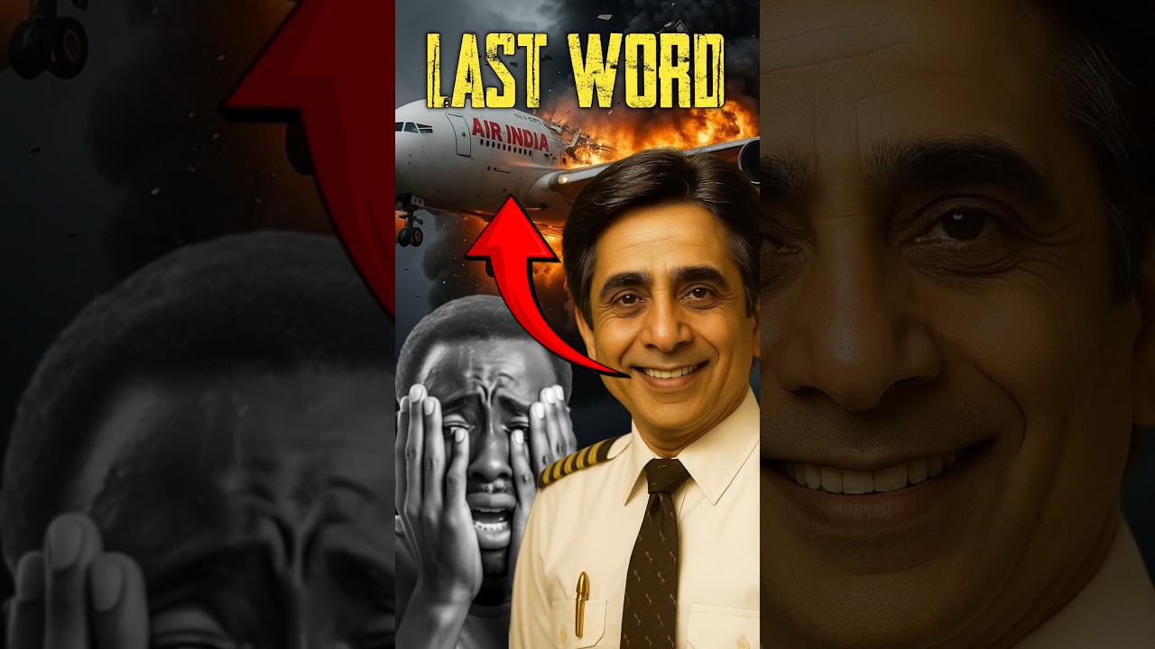 LAST WORD AIR INDIA AI 171 PLANE CAPTAIN🥺