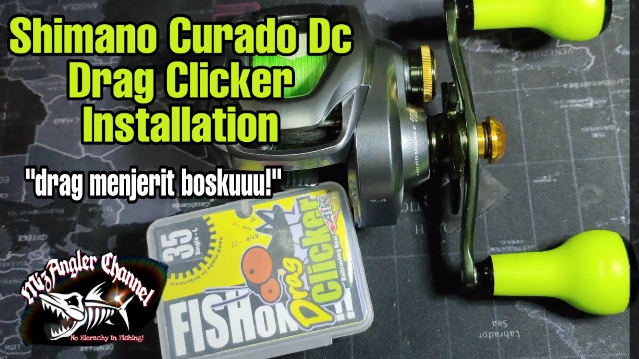 Shimano Curado Dc (Drag Clicker Installation)